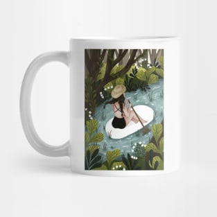 Paddling Down the River Mug